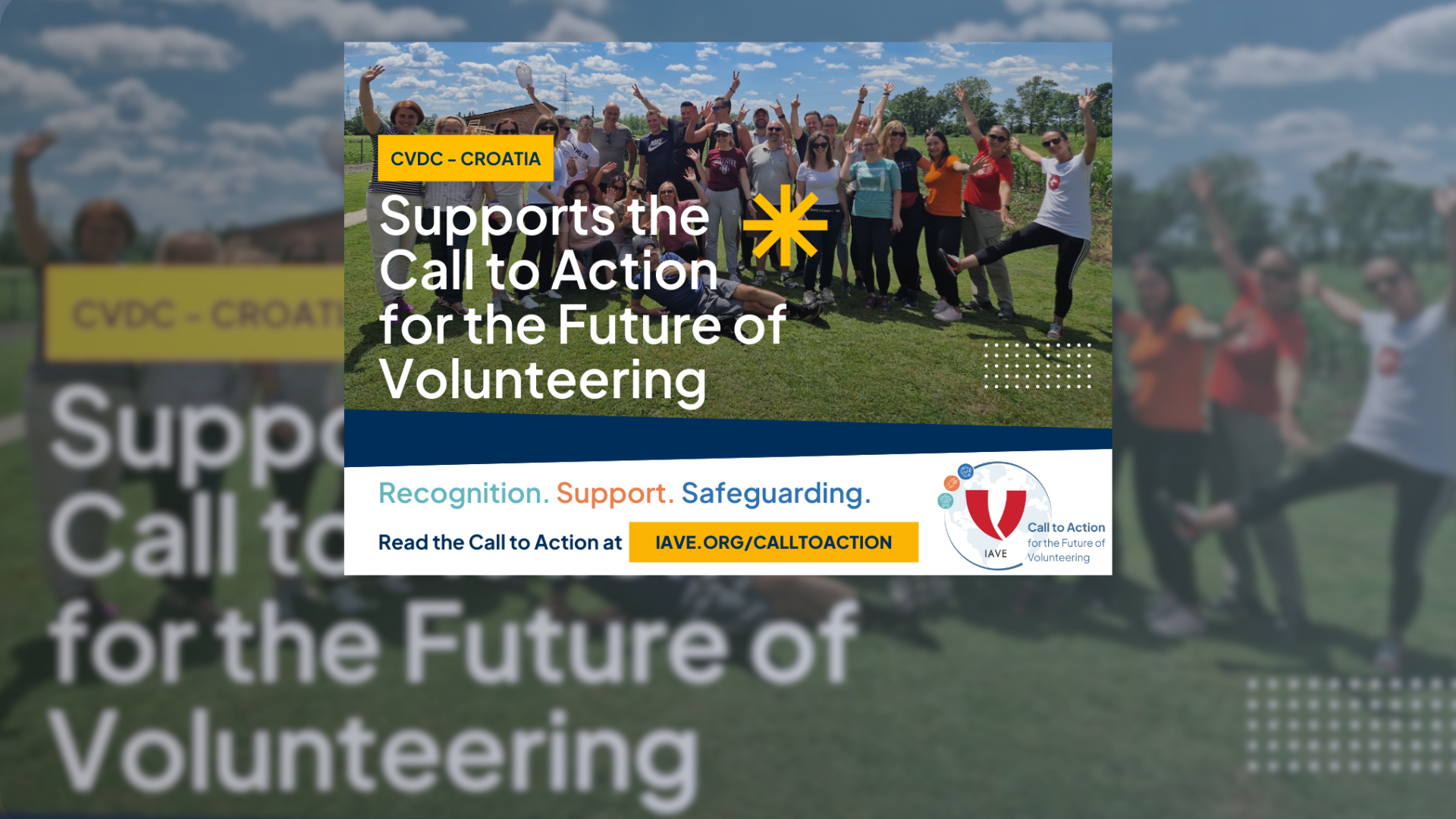 CALL TO ACTION FOR THE FUTURE OF VOLUNTEERING